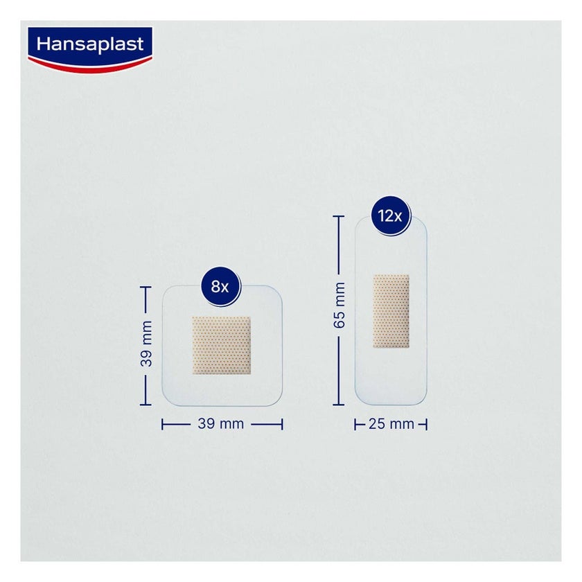 Hansaplast Aqua Protect Waterproof Assorted Plasters, Pack of 20’s