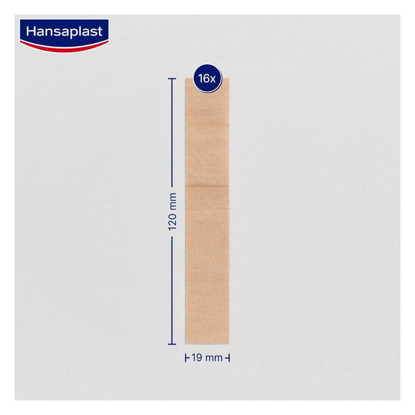 Hansaplast Water Repellent Finger Strips Elastic Plasters, Pack of 16’s