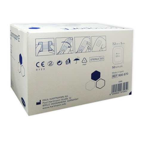 Hartmann Cosmopor E Steril 7.2 x 5cm, Pack of 50's