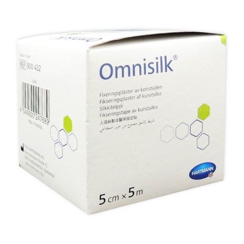 Hartmann Omnisilk Adhesive Synthetic Silk Tape 5cm x 5m