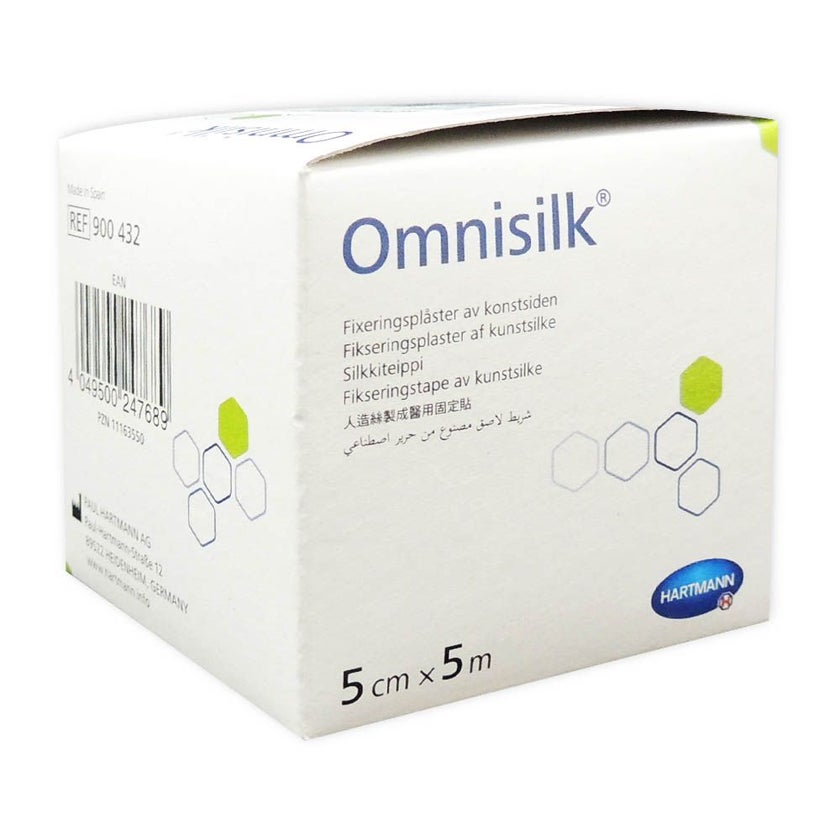 Hartmann Omnisilk Adhesive Synthetic Silk Tape 5cm x 5m