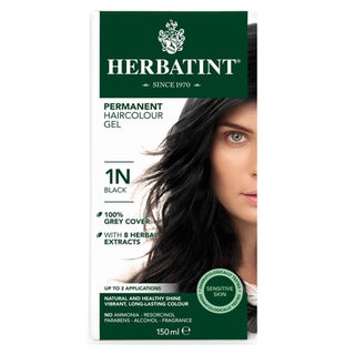 Herbatint 1N Black Permanent Hair Color Gel 170ml