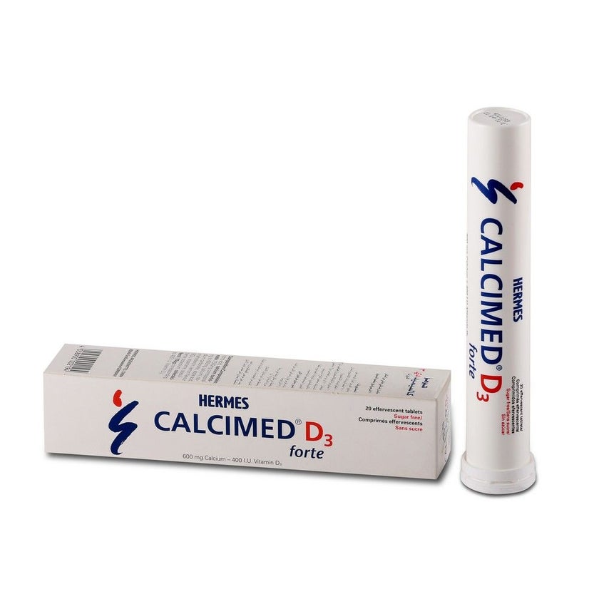 Hermes Calcimed D3 Forte Effervescent Tablets, Pack of 20's