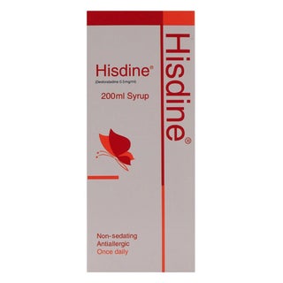 Hisdine Syrup 0.5mg/ml Desloratadine For Cold & Allergy 200ml 