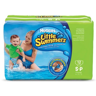 Huggies Little Swimmers Baby Swim Pants, Small Size, 7-12Kg, Pack of 12's