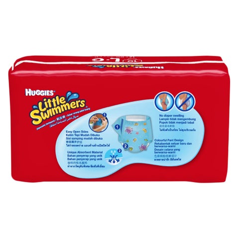 Huggies Little Swimmers Baby Swim Pants, Large Size, 14+Kg, Pack of 10's