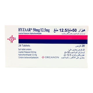 Hyzaar 50mg/12.5mg Tablets, Pack of 28's