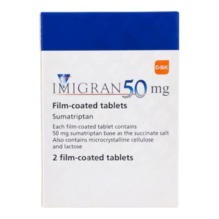 Imigran 50mg Tablets, Pack of 2's