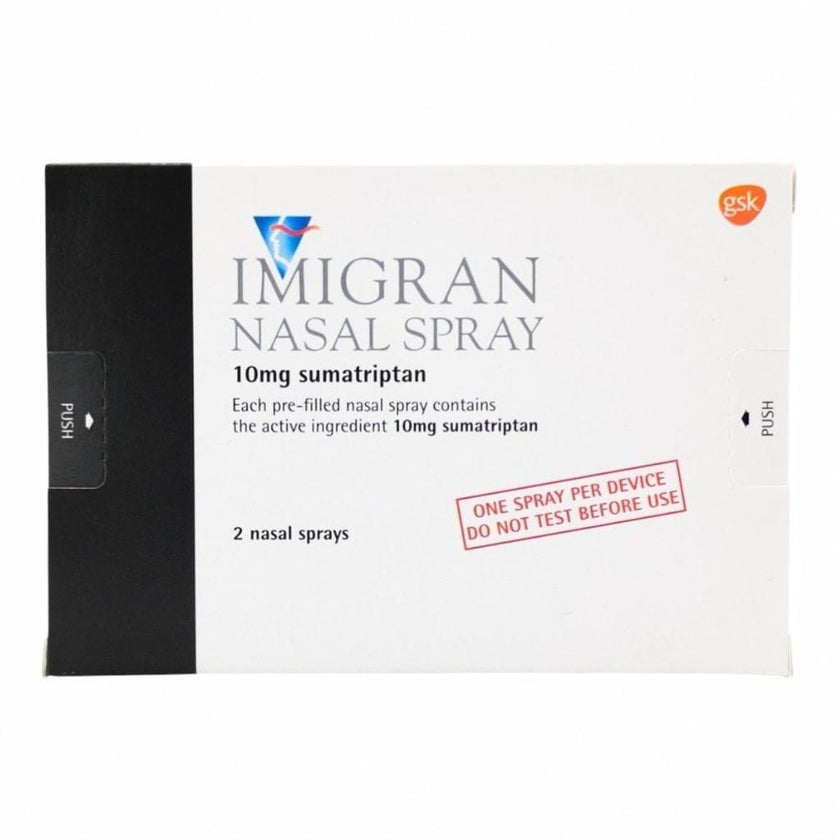 Imigran 10mg Nasal Spray 10ml, Pack of 2's