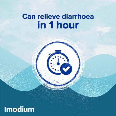 Imodium 2mg Capsules For Diarrhea, Pack of 60's
