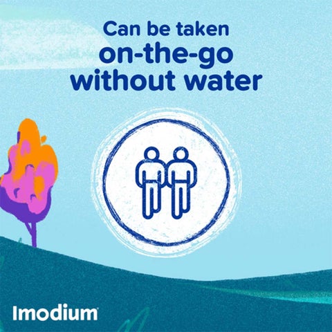 Imodium Instants 2mg Melt in Mouth Tablets For Diarrhea, Pack of 6's