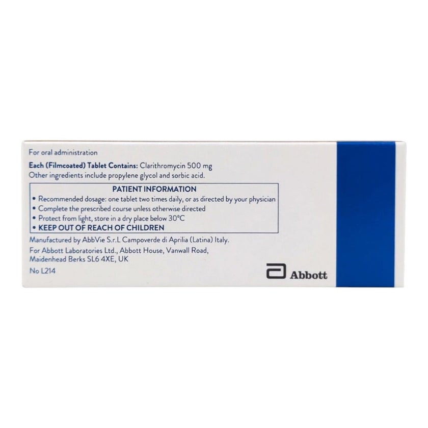 Klacid 500mg Tablets, Pack of 20's