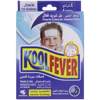 Kool Fever Child Cooling Gel, Pack of 4's