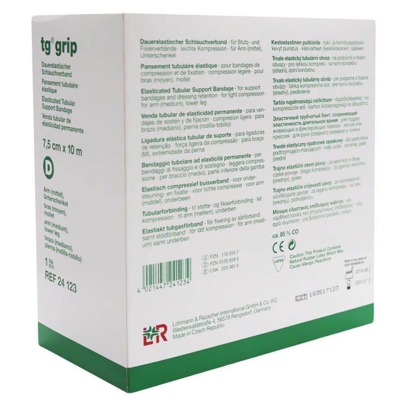 LR Tg-Grip D Tubular Support Bandage 7.5cm x 10m