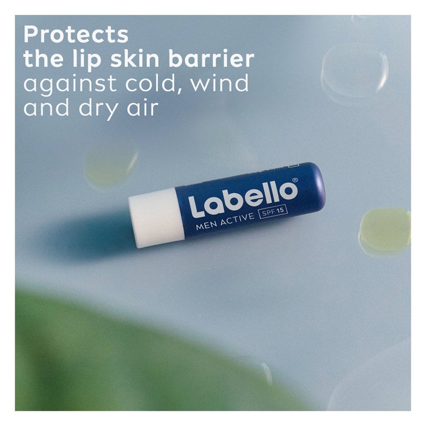 Labello 24H Moisture SPF15 Men Active Lip Balm 4.8g