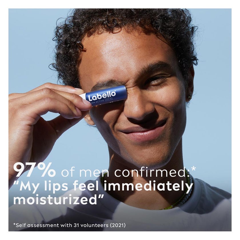 Labello 24H Moisture SPF15 Men Active Lip Balm 4.8g