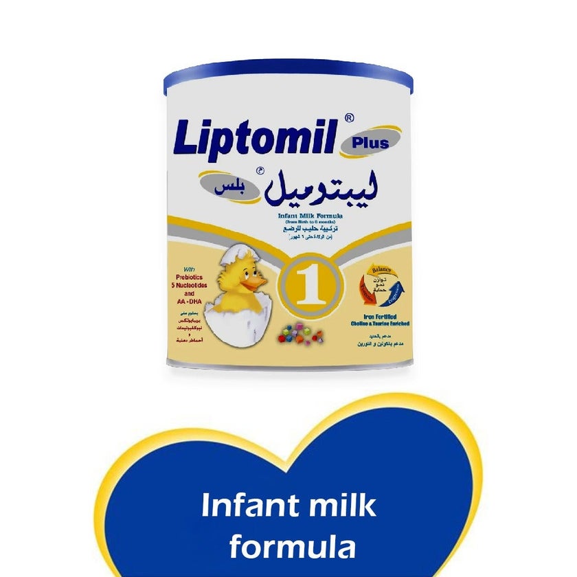 Liptomil Plus Stage 1 Baby Milk Formula For 0 To 6 Months 400g