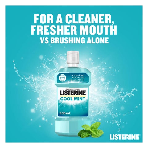 Listerine Cool Mint Mouthwash 500ml
