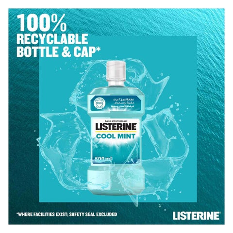 Listerine Cool Mint Mouthwash 500ml