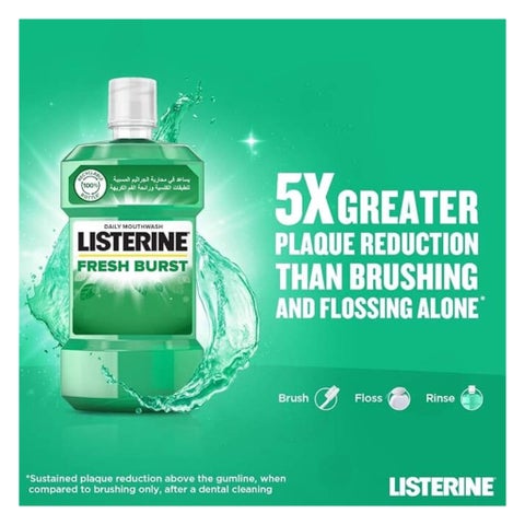 Listerine Fresh Burst Mouthwash 250ml