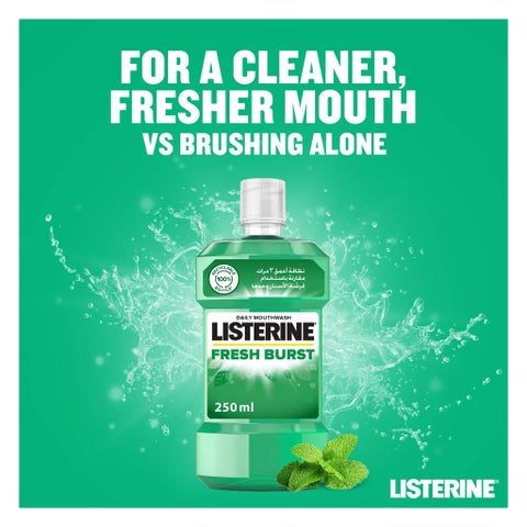 Listerine Fresh Burst Mouthwash 250ml