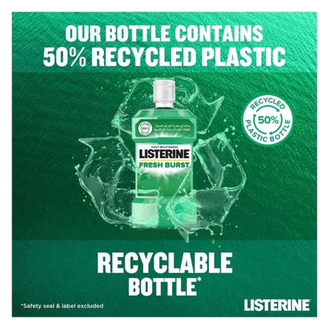 Listerine Fresh Burst Mouthwash 500ml