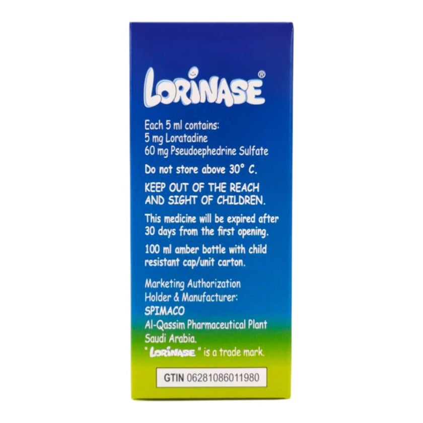 Lorinase Syrup 100ml