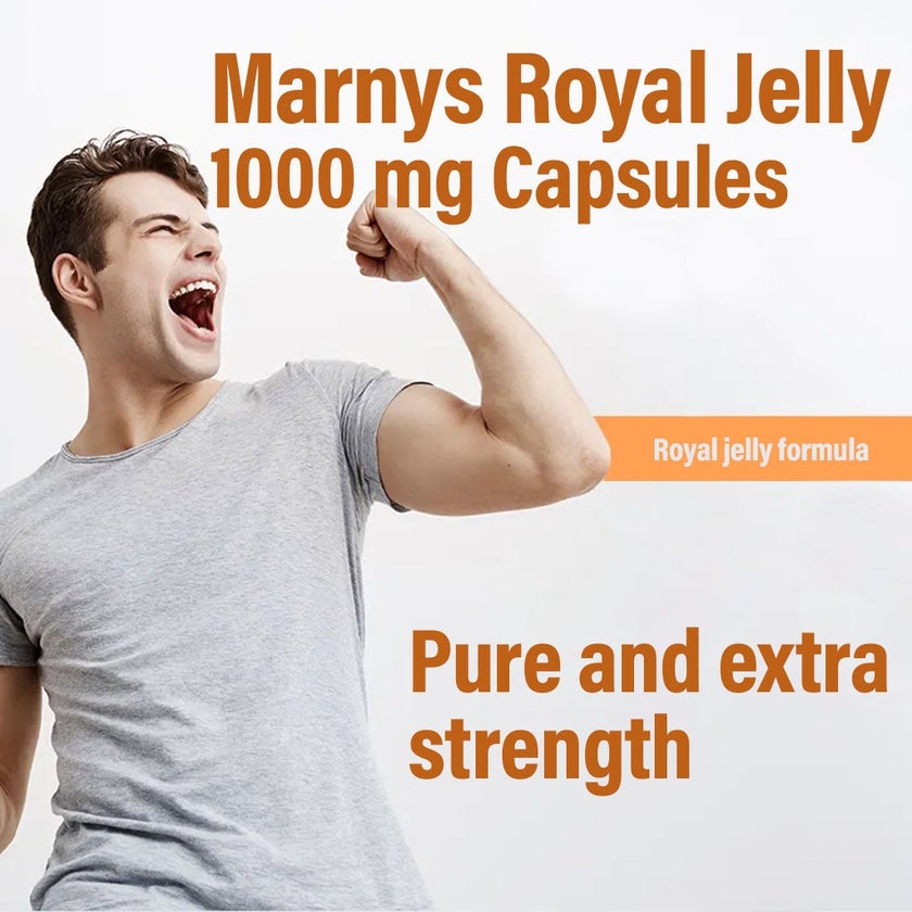 Marnys Royal Jelly 1000mg Capsules, Pack of 30's