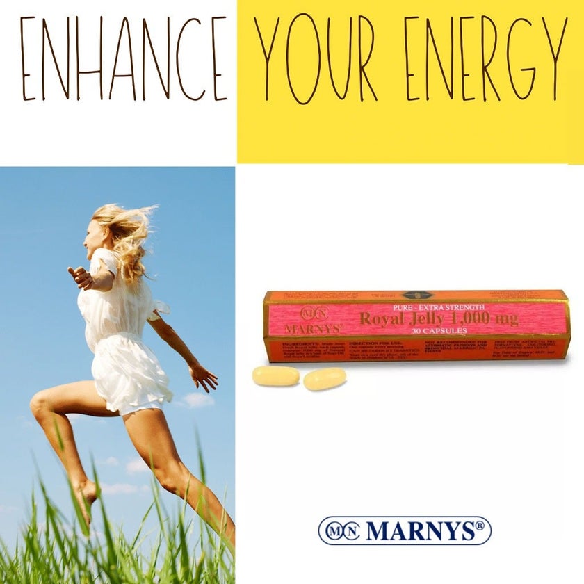 Marnys Royal Jelly 1000mg Capsules, Pack of 30's