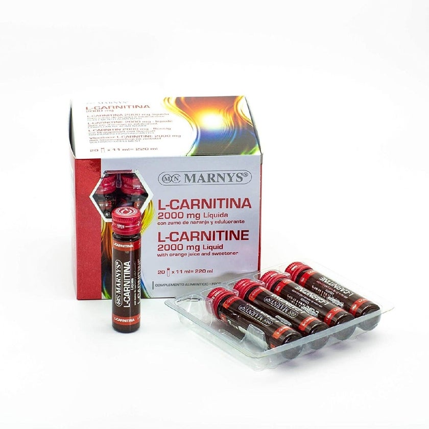 Marnys L-Carnitine 2000mg/11ml Vial, Pack of 20's