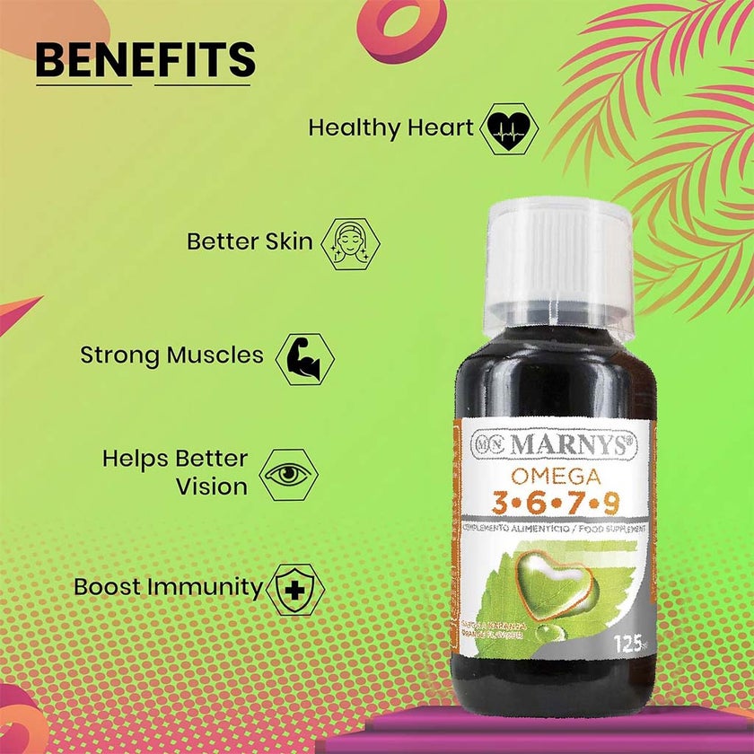Marnys Omega 3-6-7-9 Liquid 125ml
