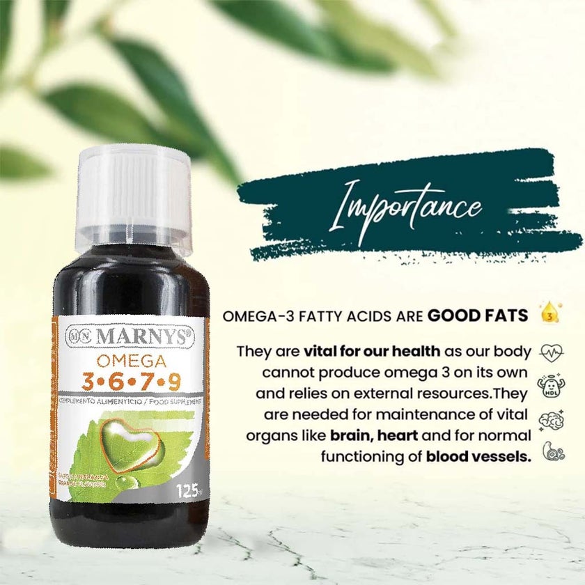 Marnys Omega 3-6-7-9 Liquid 125ml