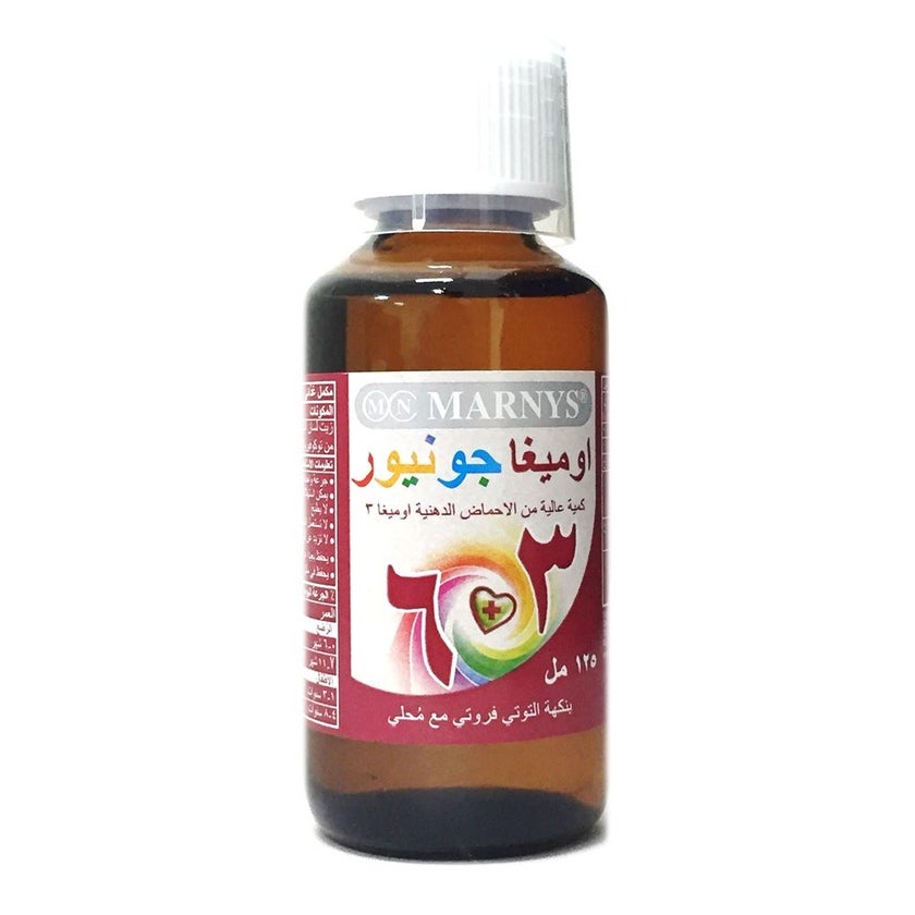 Marnys Omega Junior 3+6 Liquid 125ml