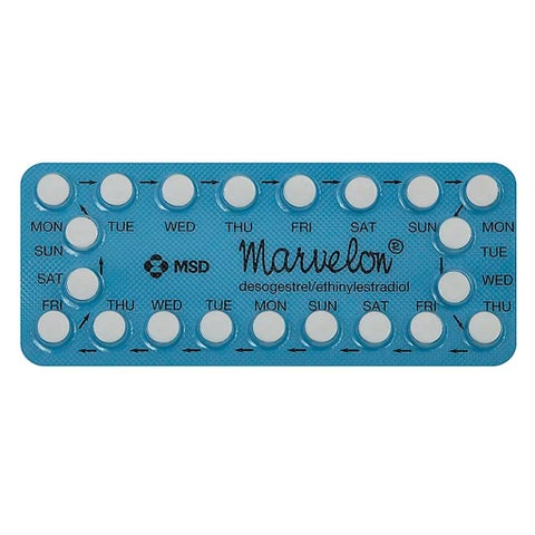 Marvelon Film-Coated Tablets, Pack of 21's