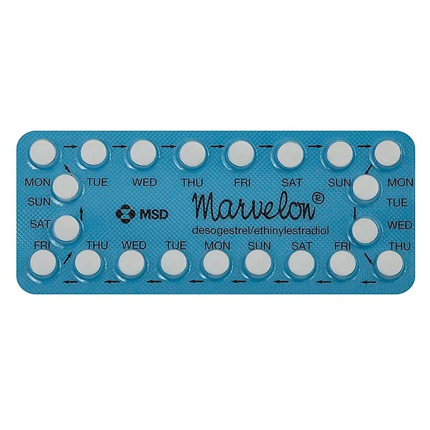 Marvelon Film-Coated Tablets, Pack of 21's