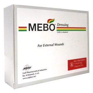 Mebo Wound Dressing 100mm x 100mm, Pack of 5's