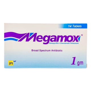 Megamox 1g Tablets, Pack of 14's
