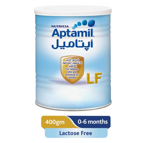 Aptamil LF Lactose Free Baby Milk Formula For 0 To 6 Months 400g