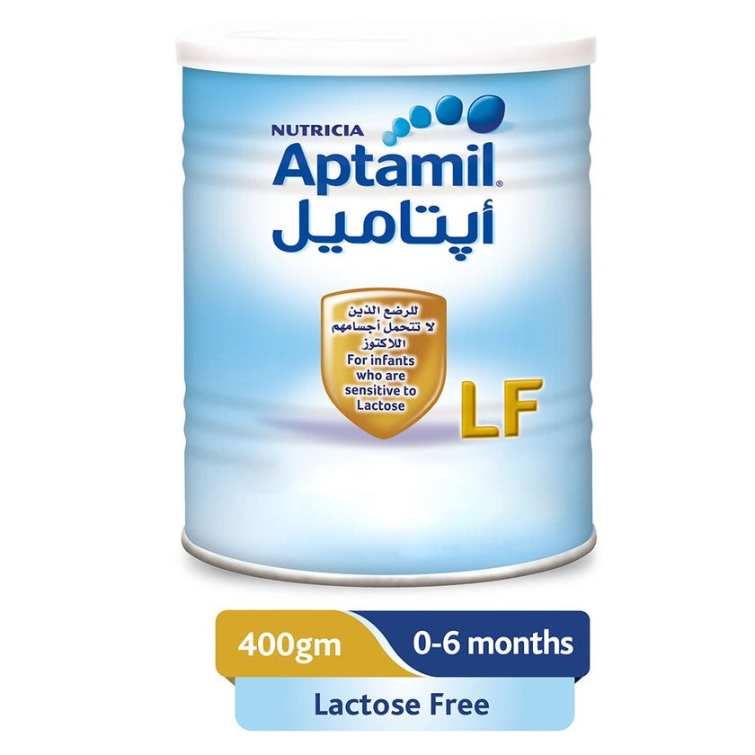 Aptamil LF Lactose Free Baby Milk Formula For 0 To 6 Months 400g