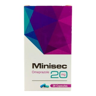 Minisec 20mg Capsules, Pack of 28's