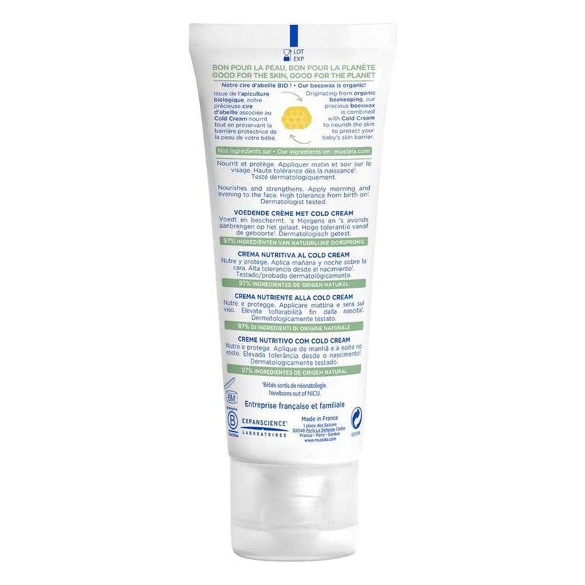 Mustela Baby Nourishing Face Cream With Cold Cream For Dry Skin 40ml