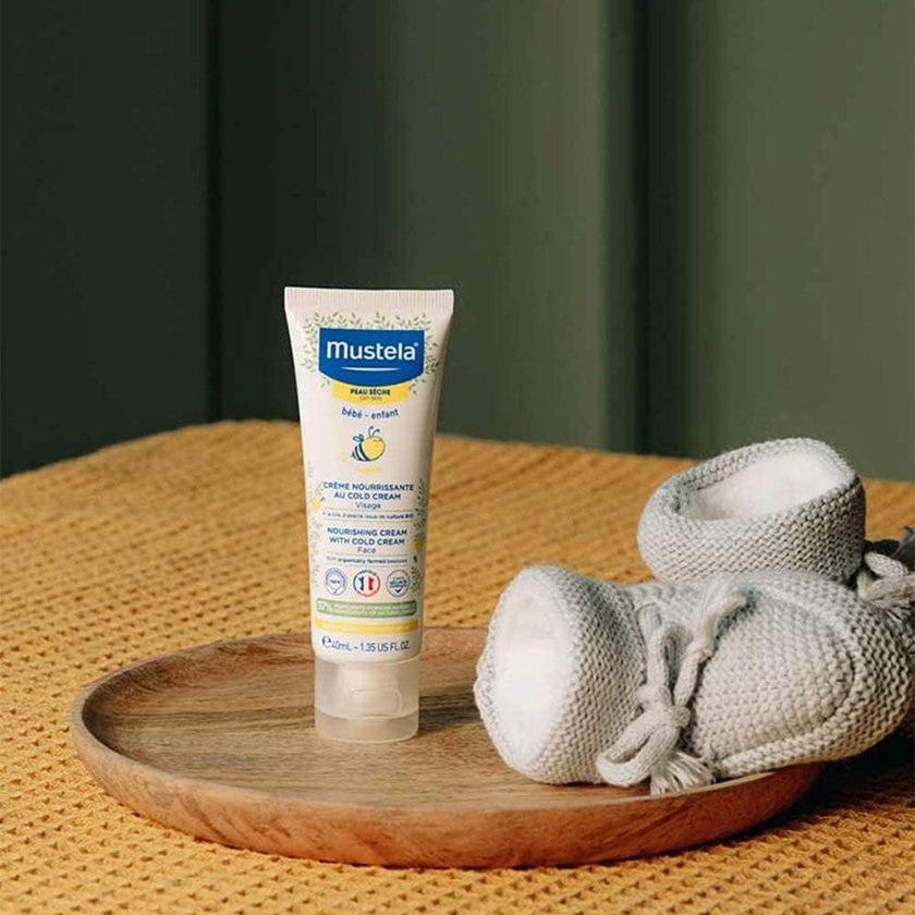 Mustela Baby Nourishing Face Cream With Cold Cream For Dry Skin 40ml