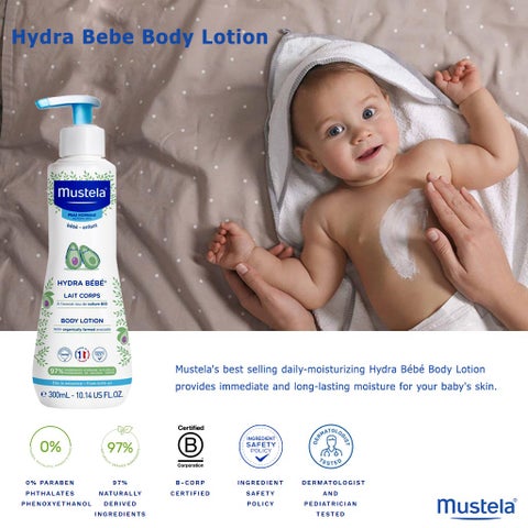 Mustela Baby Hydra Bebe Moisturizing Body Lotion - 300ml