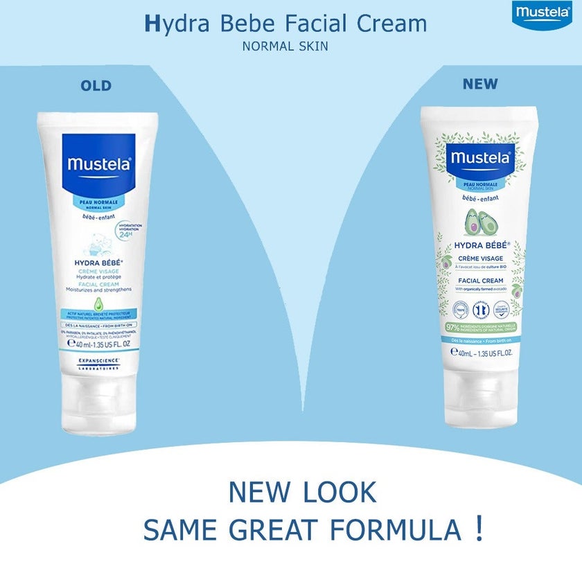 Mustela Baby Hydra Bebe Facial Cream With Avocado 40ml