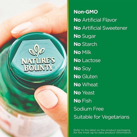 Nature's Bounty High Potency Magnesium 500mg Tablets, Pack of 100's