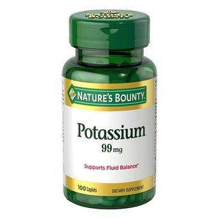 Nature's Bounty Potassium 99mg Caplets, Pack of 100's