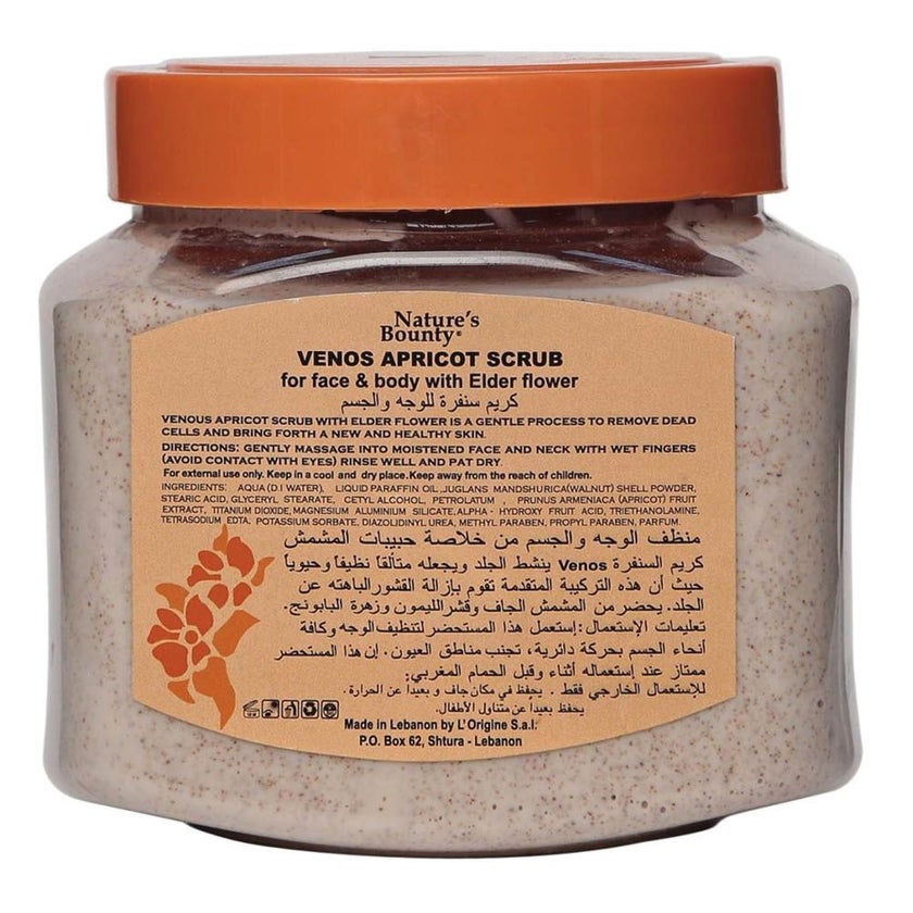 Nature's Bounty Venos Apricot Scrub 600g