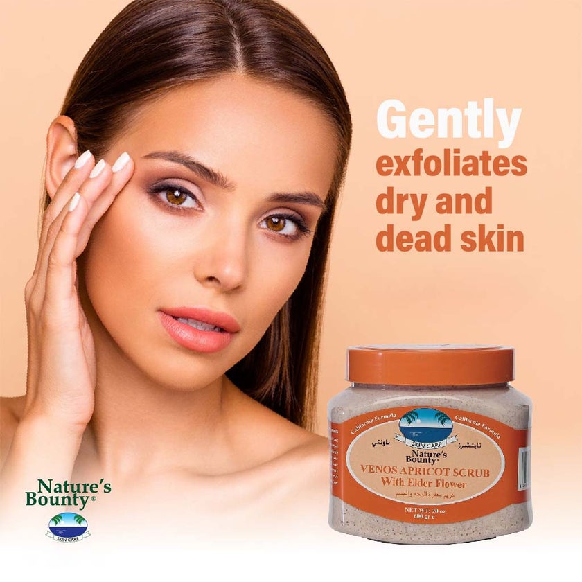 Nature's Bounty Venos Apricot Scrub 600g