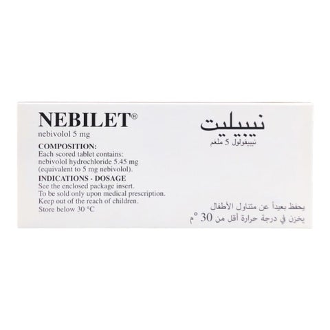 Nebilet 5mg Tablets, Pack of 28's