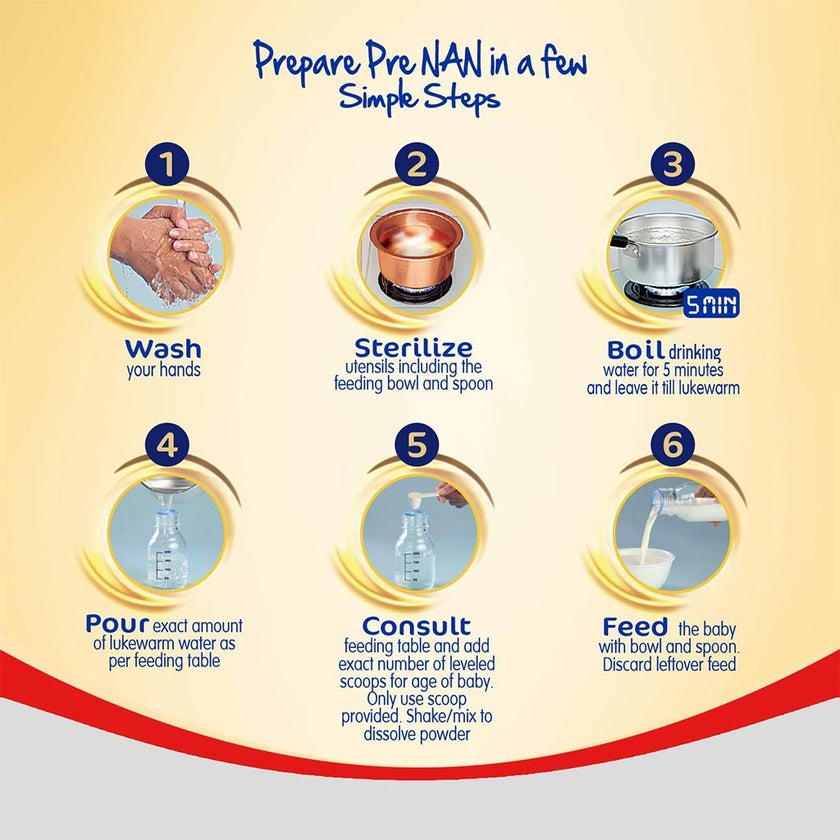 Nestle Pre NAN Stage 1 Premature Baby Milk Formula 400g